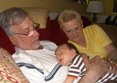 Jon & Joyce Boyton with first Great Grandchild, 2009