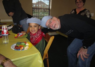Joyce Boyton & Jon Boyton celebrating Eliot's birthday